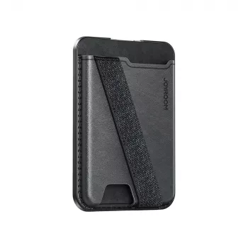 JOYROOM JR-ZS432 Magnetiline rahakott MagSafe jaoks - Must