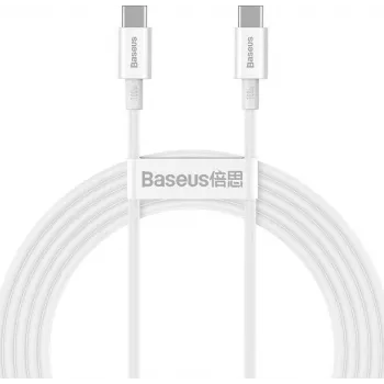 Baseus Superior Series USB-C to USB-C kaabel 100W 2m Valge