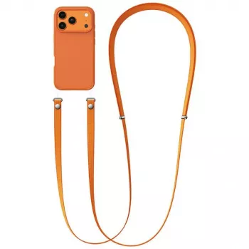 USAMS ZB360 Reguleeritav telefoni rihm 1.08-2.08m Oranž