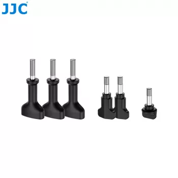 JJC SK-6 M5 pöidlakruvide komplekt action-kaameratele (6 tk, must)