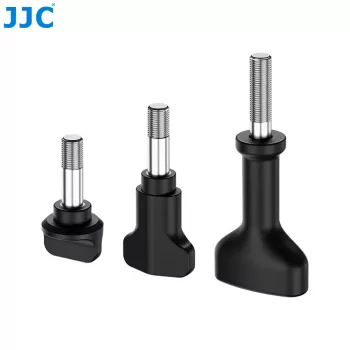 JJC SK-6 M5 pöidlakruvide komplekt action-kaameratele (6 tk, must)