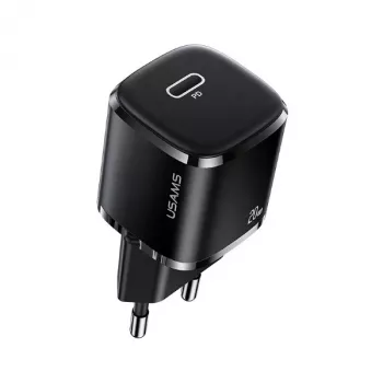 USAMS T36 Mini 20W USB-C PD seinadapter must