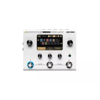 Hotone Ampero II Stomp Multi-Effects Kitarr Protsessor Pedal Puuteekraaniga, Võimendi Modelleerimine, IR Laadija, Looper, USB Heliliides, MIDI ja 300 Presetiga