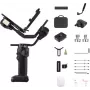 ZHIYUN CRANE 4 COMBO 3-teljeline kaamera gimbal stabilisaator 6 kg kandevõimega, 12 h aku, puuteekraani ja täitevalgusega, must