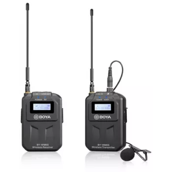 BOYA BY-WM6S UHF traadita lavalier-mikrofonisüsteem kaameratele ja nutitelefonidele