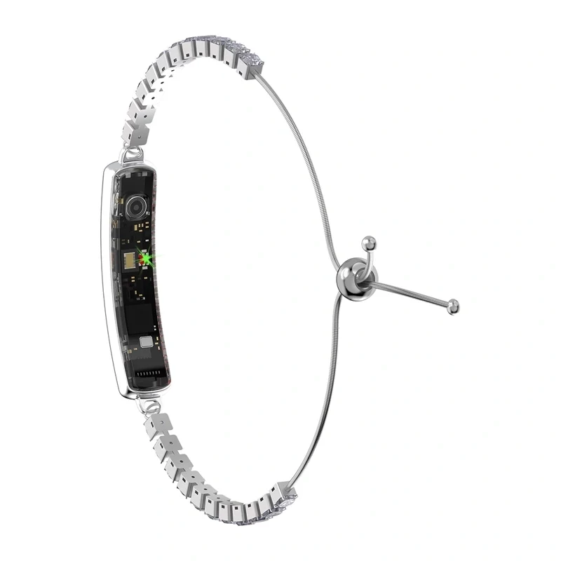 Colmi M06 SV Smartband Hõbedane Fitnessi Käepael Südame löögisageduse, vererõhu, vere hapnikusisalduse, IP67 veekindel, 0,96 tolli TFT värviline ekraan, Bluetooth 4.0, 7-päevane aku, ühilduv Android ja iOS