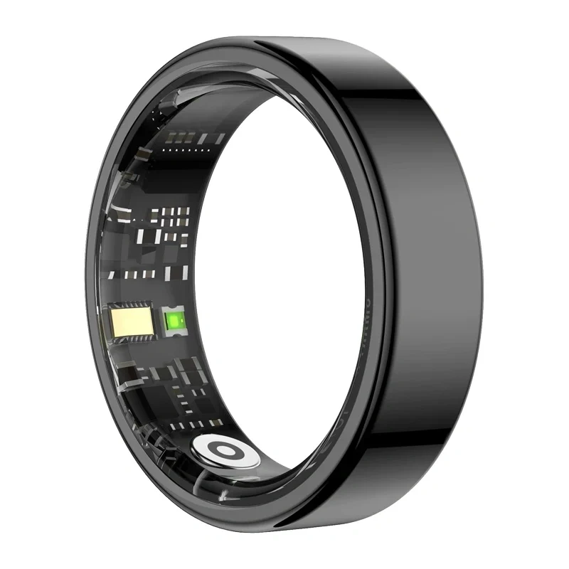 COLMI RING 2 nutikas sõrmus, suurus 9, must - 24/7 pulss, SpO2, temperatuur, IP68, 7-päevane aku