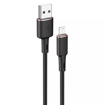 ACEFAST MFI sertifitseeritud USB-A Lightning-kaabel 1,2 m must (C2-02)