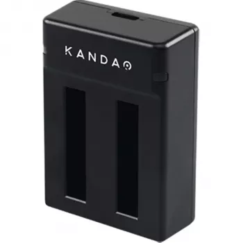 Kandao QooCam EGO kahekordne aku laadija USB-C, LED-indikaatorite ja ülelaadimiskaitsega