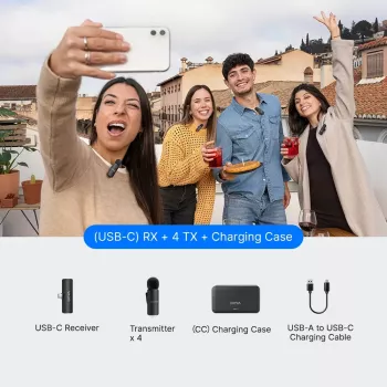 BOYA BY-V4U USB-C juhtmevaba klambrimikrofon