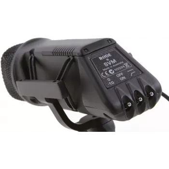 Rode SVM Stereo Videomikrofon koos Rycote Lyre põrutusisolatsioonikinnitusega