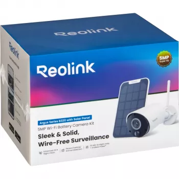Reolink Argus Eco B320 5MP juhtmevaba turvakaamera päikesepaneeliga