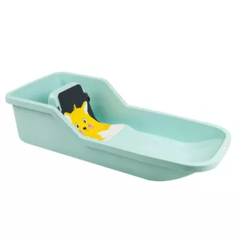 HAMAX Baby Bob Mint Sled 501032 – Külmakindel HDPE-kelgulaps 3-punkti turvavööga, tõmbenööriga, kuni 20 kg