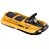 Hamax Sno Taxi Snow Racer kelk – kollane HDPE laste lumekelk rooliratta ja käsipiduriga