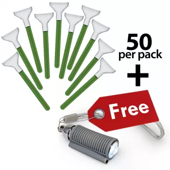 Visible Dust MXD100 Green 1.0x Vswabs hulgipakend 50 tk