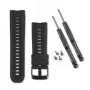 Garmin QuickFit 26 kellarihm taktikelladele tactix, Fenix 7X, Enduro, Descent Mk2 - must silikoon