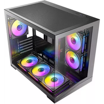 Antec CX M3 ARGB B Mini-Torni arvutikorpus, karastatud klaas, 3x 120mm ARGB ventilaatorit, microATX