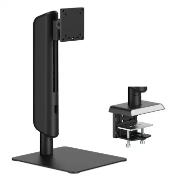 VALUE raskeveokiline vabaltseisev LCD-varre, reguleeritava kõrgusega, kuni 49", 18 kg, must