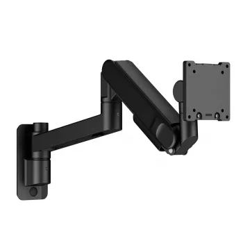 ROLINE Heavy-Duty LCD Arm Wall Mount for Monitors up to 42 inch – 20 kg Load, Articulating, VESA 75x75 to 200x200, Black