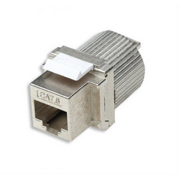 Intellinet 167222 Cat6 FTP RJ45 Keystone Jack, ilma tööriistata, varjestatud, tsinksulam