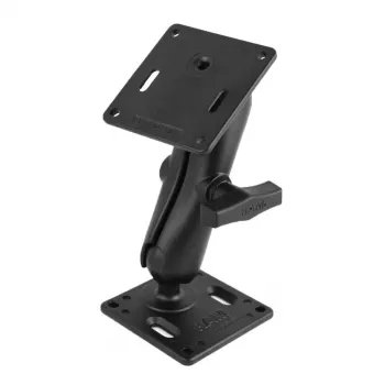 RAM MOUNTS RAM-102U-2461 kahe VESA 75x75 mm plaadi adapter 1,5-tolliste kuulkinnituste jaoks