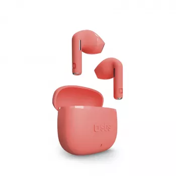 SBS TEEARTWSGOPODSR True Wireless Stereo kõrvaklapid laadimiskarbiga, Bluetooth 5.0, puutetundlik juhtimine, punane