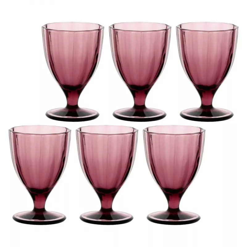 ROSE&TULIPANI 6 Amami klaasi komplekt - lilla, 300 ml