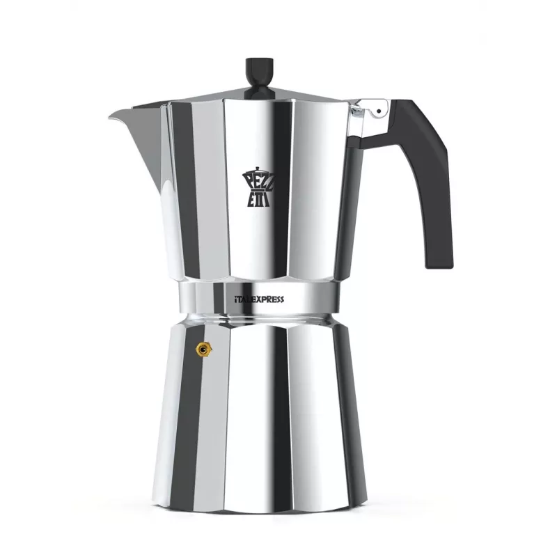 PEZZETTI Italexpress pliidil olev espressokeetja 0,7 L alumiinium must