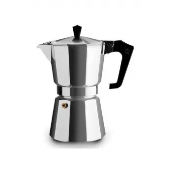 PEZZETTI Italexpress pliidil olev espressokeetja 0,7 L alumiinium must