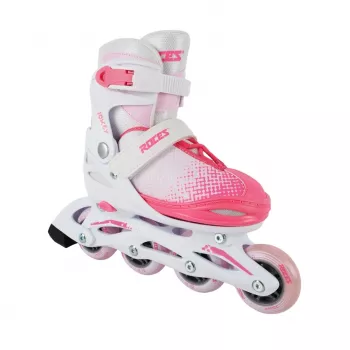 Roces Jokey X Girl reguleeritavad rulluisud 38-41 Valge Roosa Lilla