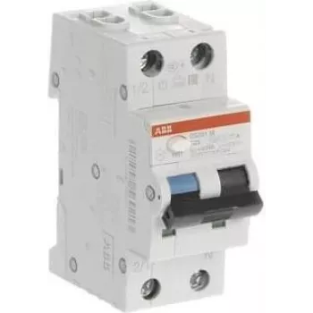 ABB 2CSR275180R0165 RCBO 1P+N 16A C-karakteristik 30mA AC tüüp 6kA 2 moodulit DS201