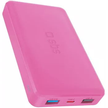 SBS TTBB10000FASTP 10000mAh akupank, roosa