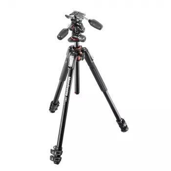 Manfrotto MK190XPRO3-3W alumiiniumist kolmjala 3-suunalise pöörde- ja kallutuspeaga