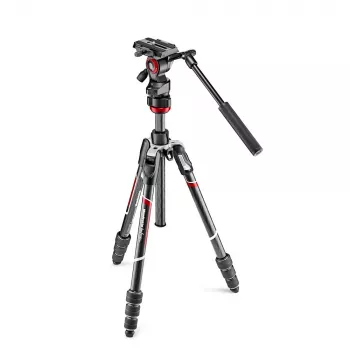 Manfrotto MVKBFRTC-LIVE süsinikkiust videokolmjala komplekt koos Befree Live vedelpeaga