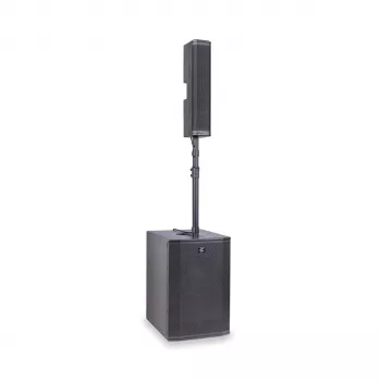 Soundsation Livemaker 12 PRO Aktiivne kaasaskantav PA-süsteem 8-kanalilise mikseriga, 300W RMS, Bluetooth, USB/SD-mängija, 2x 12 inch kõlarit