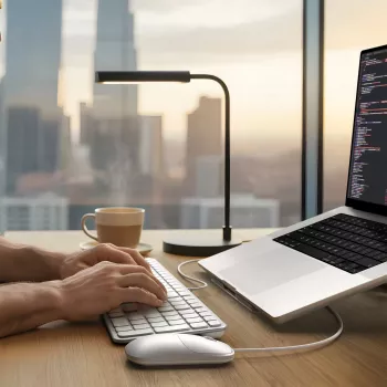 Satechi Slim LX3 juhtmega taustvalgustusega klaviatuur numbriklahvistikuga, USB-C/USB-A, Mac/Windows režiimi lüliti, hõbedane