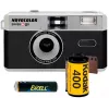 Swiss+Go Novocolor 35 mm analoogkaamera komplekt koos välguga, ümbris, rihm ja Kodaki film (SWI401608)