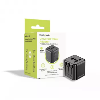 Mobile Origin reisiadapter PW30 EU/UK/US/AUS, must