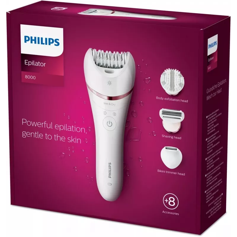 Philips 8000 Series Epilaator BRE735/00 märg-kuiv epilaator