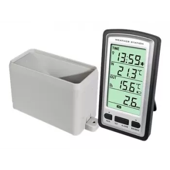 Alecto WS-1200 Traadita ilmajaam välisanduriga, must/hall