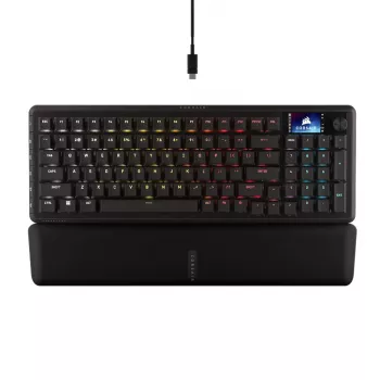 CORSAIR VANGUARD 96 WL MLX Plasma musta värvi traadita mehaaniline mänguklaviatuur