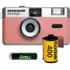 Swiss+Go Novocolor 35mm analoogkaamera komplekt välklambiga, roosa (SWI401611)