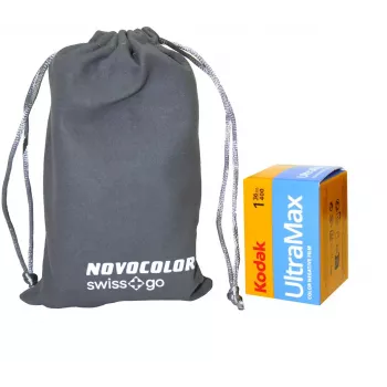 Swiss+Go Novocolor 35mm analoogkaamera komplekt välklambiga, roosa (SWI401611)