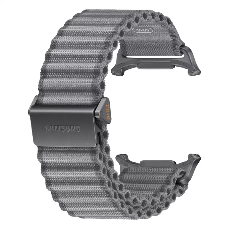 Samsung Trail Band Galaxy Watch Ultra & Ultra2 jaoks, hall kootud nailon, M/L