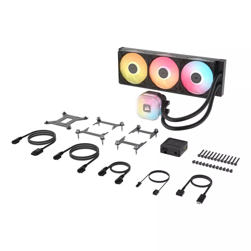 CORSAIR iCUE LINK TITAN II 360 RX RGB Must vedelik CPU jahuti