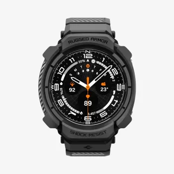 Spigen Rugged Armor PRO Samsung Galaxy Watch Ultra 2 2026 (47mm) jaoks, matt must