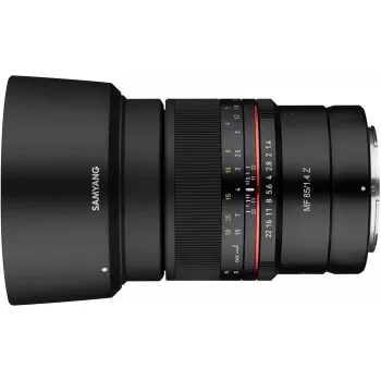 Käsitsi teravustamisega objektiiv Samyang MF 85mm f/1.4 Z Nikon Z kaamerate jaoks (F1211214101)