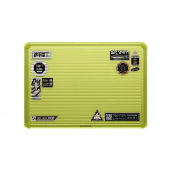 Skinarma Vibron kaitsev kõva kest MacBook Air 13 inch (M1/M2) jaoks – kollane