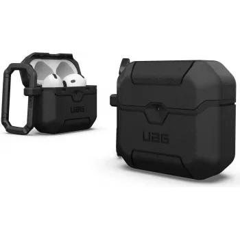 Urban Armor Gear UAG Scout kate Apple AirPods 4. põlvkonnale - must