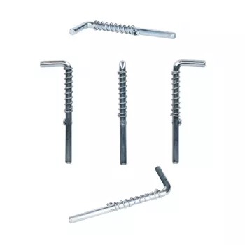 DSIT DS-LP Kiirvabastusega lukustustihvt vedruga, 8 mm läbimõõt, 45 mm kasulik pikkus, tsingitud teras